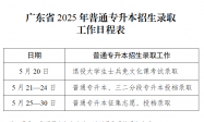 2025广东/广州专升本录取时间（通知原文）