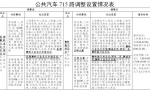 广州715路公交车路线2020年4月11日起调整