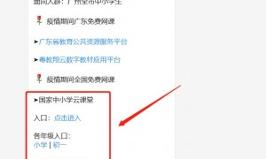 受疫情影响 广东中小学3月2日不返校采取线上教新课