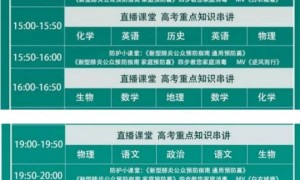 cetv4同上一堂课高中知识点串讲适合哪个地区的学生？