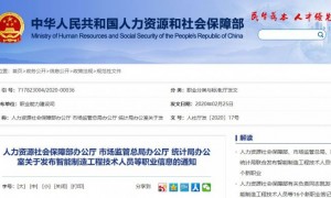 2020年人社部发布16个新职业 调整变更11个职业（附名单及定义）