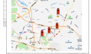 广州开源大道人行天桥工程施工部分道路将围蔽施工