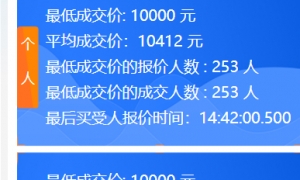 2025年7月广州粤A车牌竞价结果公布