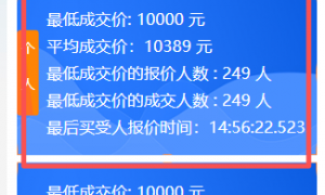 2025广州8月车牌竞价个人成交价是多少