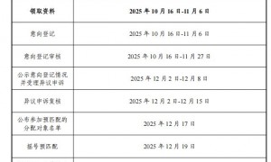 广州市2025年户籍家庭公共租赁住房摇号分配指引