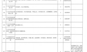 2025年天河区公办小学招生地段及招生计划表