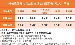 广州长隆门票多少钱？附长隆优惠票