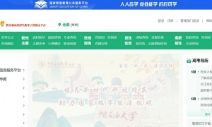 阳光高考网官网入口（https://gaokao.chsi.com.cn/）
