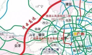 汕湛高速清远到云浮段将于2019年建成通车