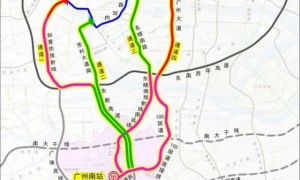 2020广州南站新规划 包含4条地铁2条有轨电车（附平面图）