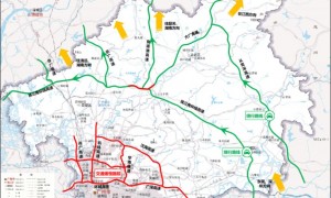 2023春节期间广州高速绕行路线图