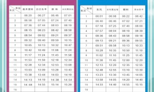 广州地铁14号线快车时刻表（保持更新）