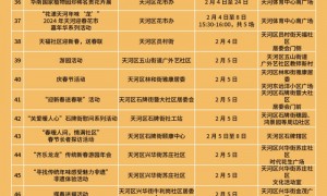 2024广州天河区春节活动汇总（持续更新）