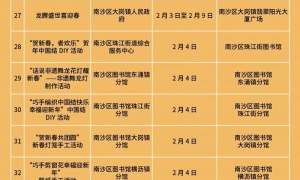 2024广州南沙区春节活动大全（持续更新）